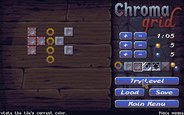 Chroma Grid atari screenshot